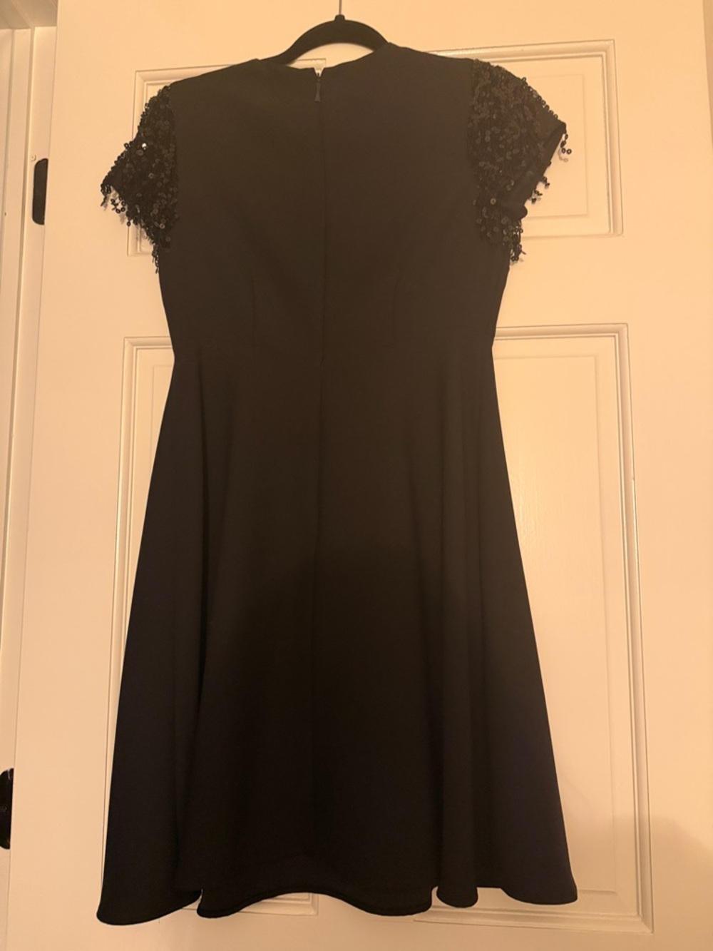 kate spade Black Dress with Gold Logo Label - Picture 3 of 3